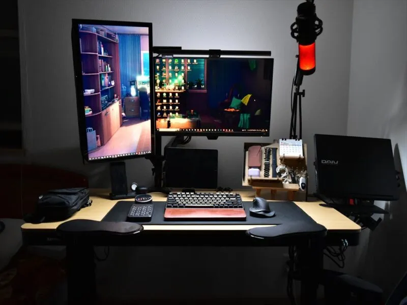 BenQ ScreenBar Halo前面+背面のみモード