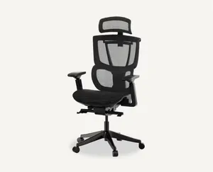 FlexiSpot C7 Airを斜め前から見たメッシュチェア全体