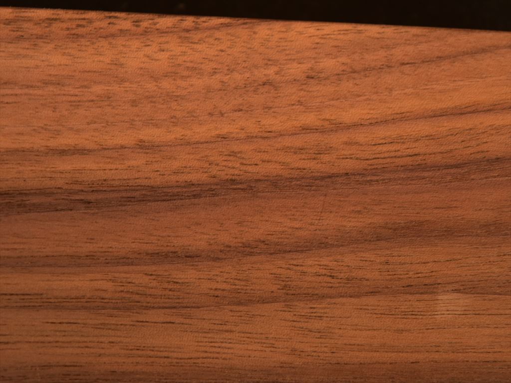木製パームレスト 表面がザラザラ